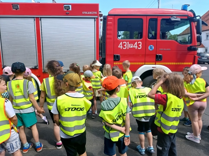 Wycieczka do Komendy Powiatowej Państwowej Straży Pożarnej